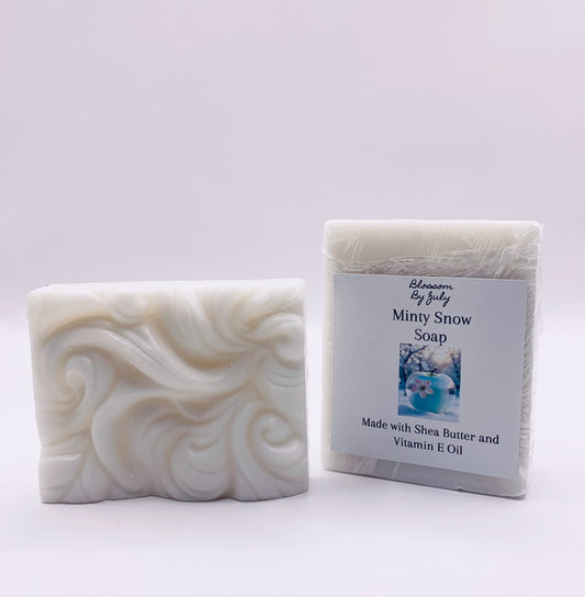 Minty Snow soap