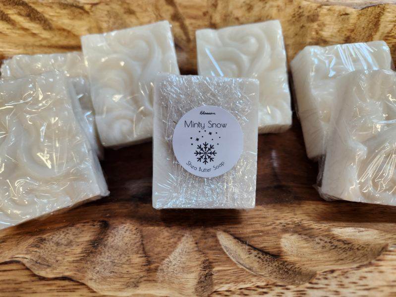 Minty Snow soap