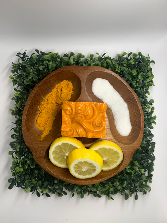 Turmeric & Kojic Acid Lemon soap