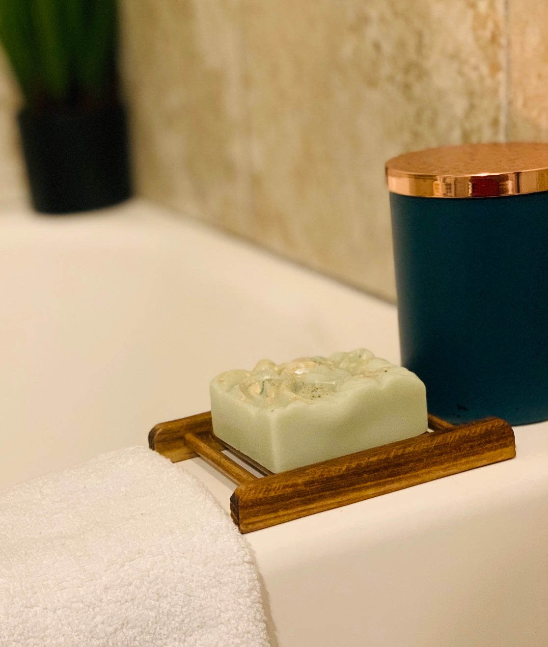 Bamboo Wood Soap Holder