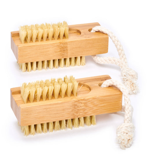 Wood Nail Brush (Plastic Free, Vegan, Unpackaged)